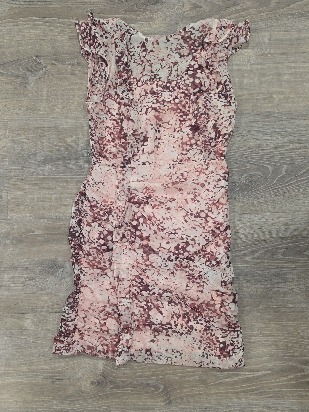 Women’s Pink Floral Sheath Dress